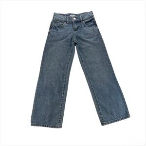 RSQ Girls 7 Low Rise Wide Leg Jeans Blue Denim Wide Leg Y2K Style